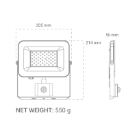 LED REFLEKTOR SA SENZOROM 50W