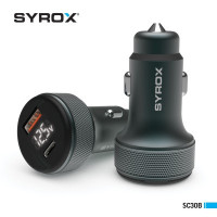BRZI AUTOPUNJAČ 30W USB-A TYPE-C