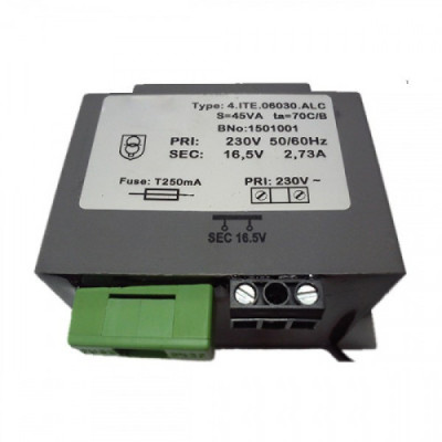 Paradox transformator 230/16V 45VA